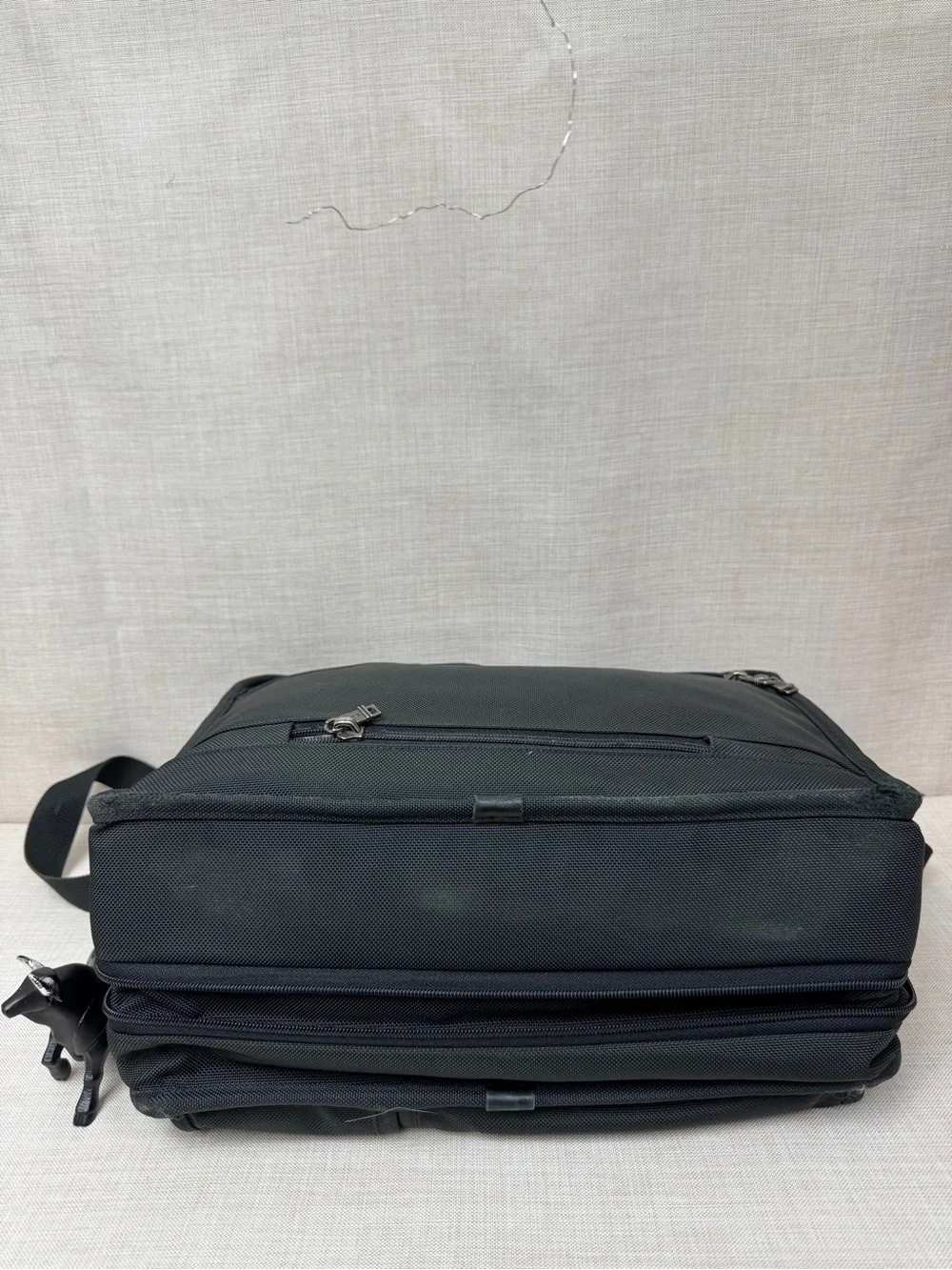 TUMI Alpha Black Ballistic expandable Laptop Business Briefcase 26041D4 EUC $595